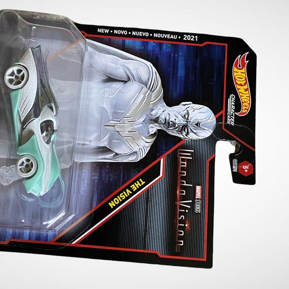 Hot Wheels Marvel Studios Disney Plus WandaVision The Vision Character Car - Picture 3 of 4